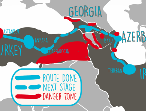 Trazar el itinerario de Turquía a Irán